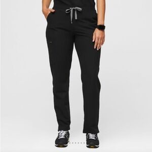 Figs Yola Scrub Pants in Black
